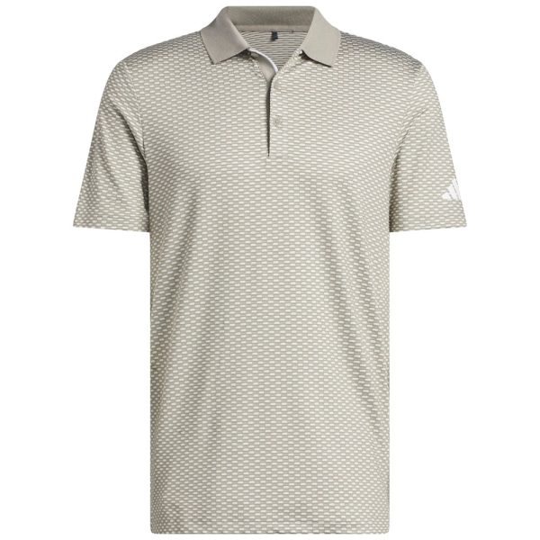 adidas Beyond the Course Textured Polo Shirt - Putty Beige For Discount