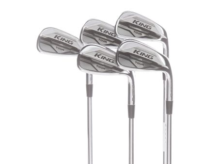 Cobra King Tour MIM Steel Mens Right Hand Irons 6-PW Stiff - KBS $-Taper 120 Online now