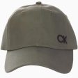 Calvin Klein Cotton Twill Caps - Khaki Hot on Sale