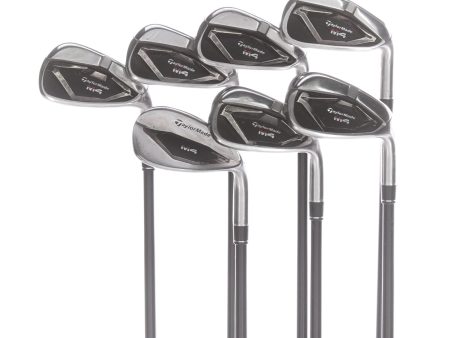 TaylorMade M4 Graphite Mens Right Hand Irons 5-SW Regular - Fujikura Atmos 6 For Sale