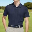 adidas Ultimate365 Micro Texture Polo Shirt - Collegiate Navy For Cheap