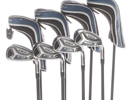 Adams IDEA A70S Max Graphite Mens Right Hand Irons 3-PW Regular - Grafalloy ProLaunch For Sale