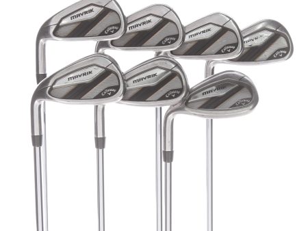 Callaway Mavrik Steel Mens Left Hand Irons 5-SW Stiff - Elevate 105 VSS Discount