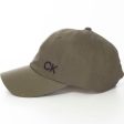 Calvin Klein Cotton Twill Caps - Khaki Hot on Sale