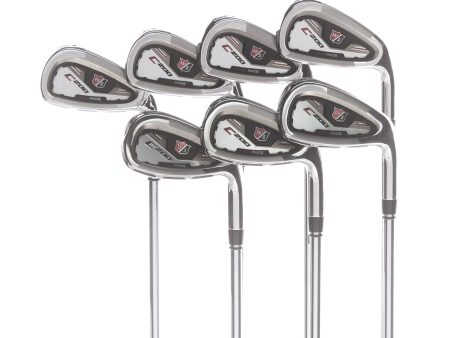 Wilson Staff C200 Steel Mens Right Hand Irons 4-PW Regular - KBS Tour 90 Hot on Sale