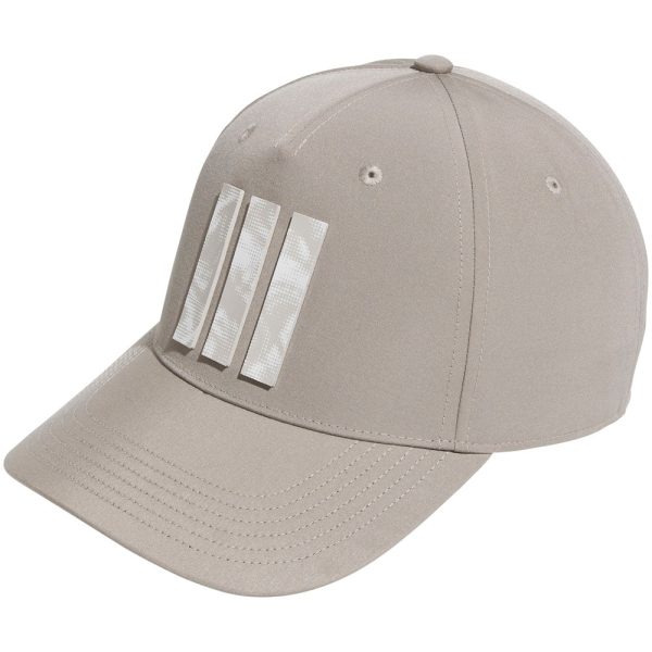 adidas Tour 3 Stripe Print Cap - Putty Beige For Sale