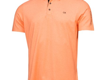 Calvin Klein Uni Polo Shirt - Orange For Discount