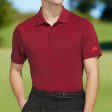 adidas Ultimate365 Mini Bunker Polo Shirt - Aurora Ruby Online Sale