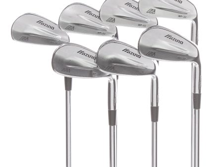 Mizuno MP-32 Steel Mens Right Hand Irons 4-PW Stiff - Dynamic Gold S300 Fashion