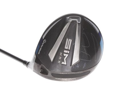 TaylorMade Sim Max Graphite Mens Right Hand Driver 10.5* Stiff - Evenflow Riptide 60G For Discount