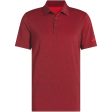 adidas Ultimate365 Mini Bunker Polo Shirt - Aurora Ruby Online Sale