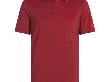 adidas Ultimate365 Mini Bunker Polo Shirt - Aurora Ruby Online Sale