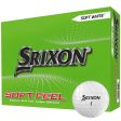 Srixon Soft Feel Golf Balls - White - Festive Double Dozen Supply