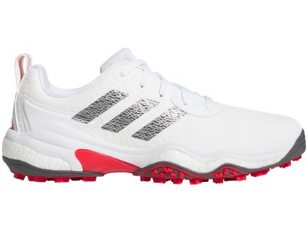 adidas CODECHAOS  25 Spikeless Waterproof Shoes - White Grey Five Lucid Red Fashion