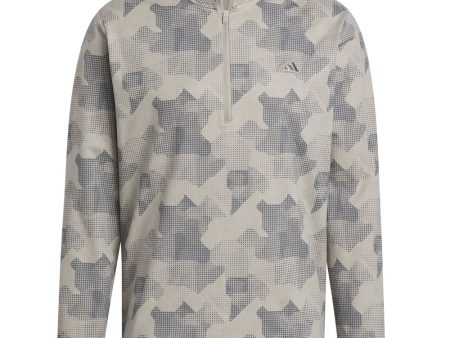 adidas Go-To Printed 1 4 Zip Pullover - Putty Beige Fashion