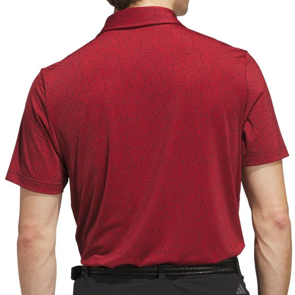 adidas Ultimate365 Mini Bunker Polo Shirt - Aurora Ruby Online Sale