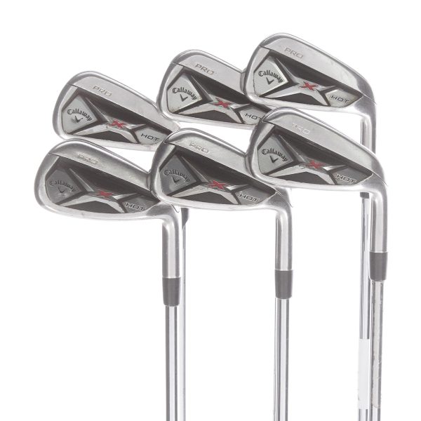 Callaway X Hot Pro Steel Mens Right Hand Irons 5-PW Stiff - True Temper on Sale