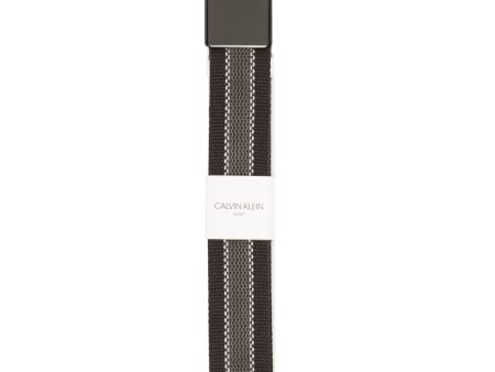 Calvin Klein Webbing Belt - Black For Sale