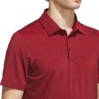 adidas Ultimate365 Mini Bunker Polo Shirt - Aurora Ruby Online Sale