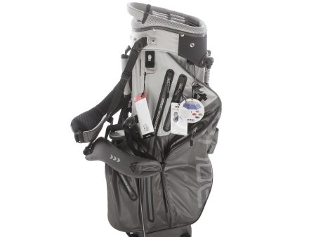 Big Max AQUA Hybrid 4 Stand Bag - Black Grey Online now