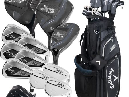 Callaway XR 13-Piece Stand Bag Package Set - Black Silver - Graphite Discount