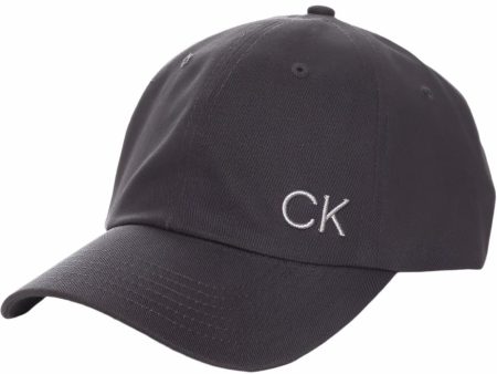 Calvin Klein Cotton Twill Caps - Charcoal Online now