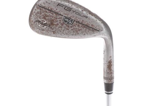 Wilson FG Tour PMP Raw Steel Mens Right Hand Lob Wedge 58* 10 Bounce Extra Stiff - KBS Tour 130 X on Sale