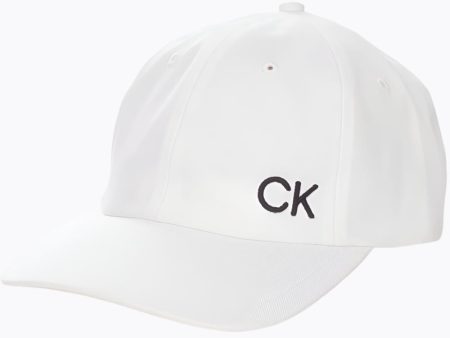 Calvin Klein Cotton Twill Caps - White Discount