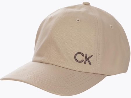 Calvin Klein Cotton Twill Caps - Sand on Sale