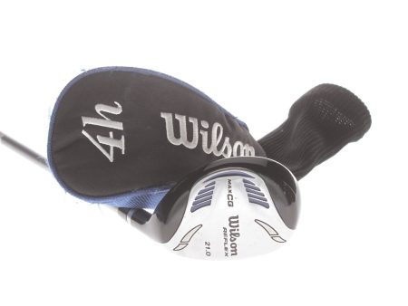 Wilson Max CG Graphite Mens Right Hand 4 Hybrid 21* Regular - Counter Torque on Sale