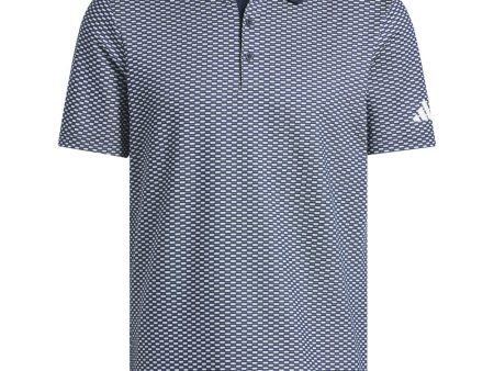 adidas Beyond the Course Textured Polo Shirt - Collegiate Navy Fashion