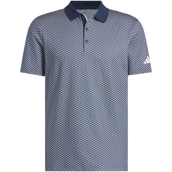 adidas Beyond the Course Textured Polo Shirt - Collegiate Navy Fashion