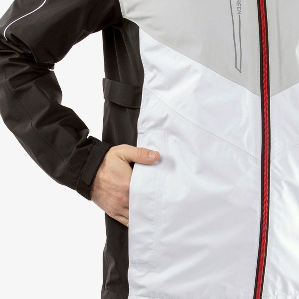 Galvin Green Armstrong Andy Waterproof Suit - Black White Red - Black Online Sale