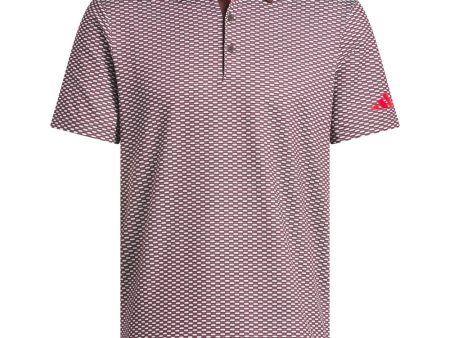 adidas Beyond the Course Textured Polo Shirt - Aurora Ruby For Discount