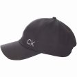 Calvin Klein Cotton Twill Caps - Charcoal Online now