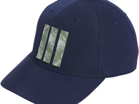 adidas Tour 3 Stripe Print Cap - Collegiate Navy For Discount