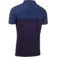 Calvin Klein Colour Block Polo Shirt - Cobalt Marl Navy Discount