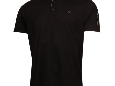 Calvin Klein Uni Polo Shirt - Black Cheap