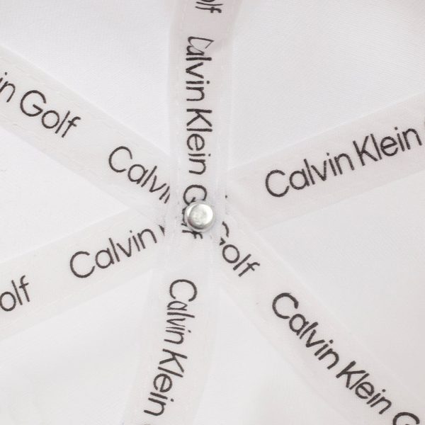 Calvin Klein Cotton Twill Caps - White Discount