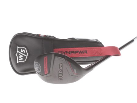 Wilson Dynapower Graphite Mens Left Hand 4 Hybrid 22* Regular - Hzrdus Smoke RDX 5.5 70g HY Online Hot Sale