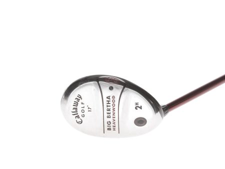 Callaway Big Bertha Heavenwood Graphite Mens Left Hand 2 Hybrid 17* Regular - Callaway RCH 75w Cheap