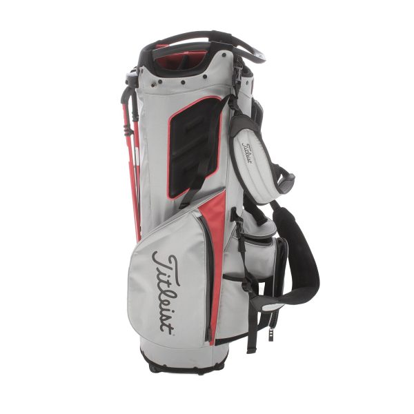 Titleist Hybrid 14 Stand Bag - Grey Black Red on Sale