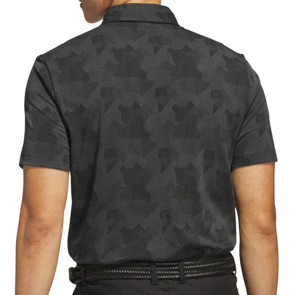 adidas Go-To Printed Polo Shirt - Carbon Black Supply