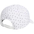 adidas Tour Print Snapback Cap - White For Discount