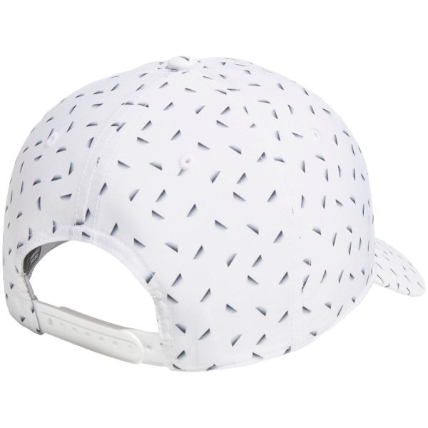 adidas Tour Print Snapback Cap - White For Discount