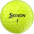 Srixon Soft Feel Golf Balls - Yellow - Festive Double Dozen Discount