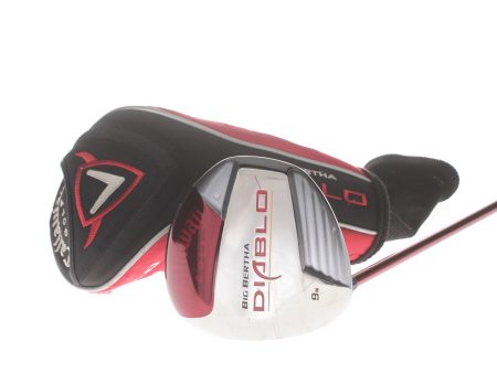 Callaway Big Bertha Diablo Graphite Mens Left Hand Driver 9* Stiff - Aldila DVS 65G Online Hot Sale