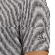 adidas Go-To Printed Stripe Polo Shirt - Grey Three Mel Black Online Sale