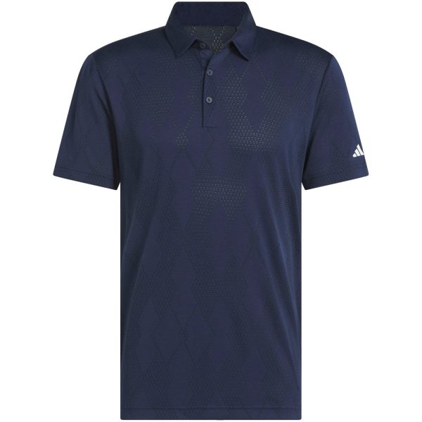 adidas Ultimate365 Micro Texture Polo Shirt - Collegiate Navy For Cheap