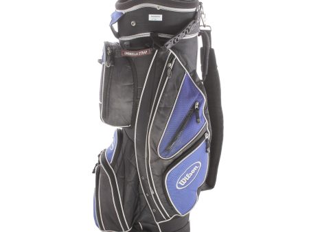 Wilson Staff Polar Cart Bag - Blue Black Cheap